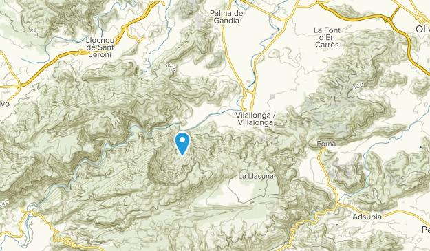 Vilallonga, Valencian Community Map