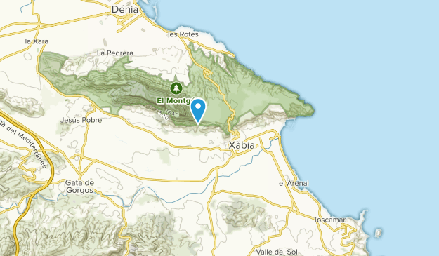 Jávea, Valencian Community Map