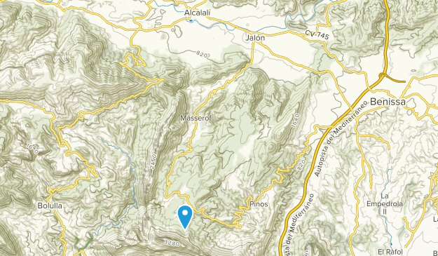 Xalo, Valencian Community Map