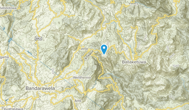 Kithal Ella, Badulla Map