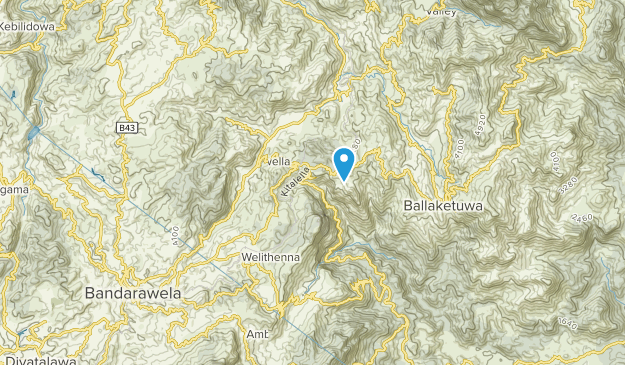Kithal Ella, Badulla Map