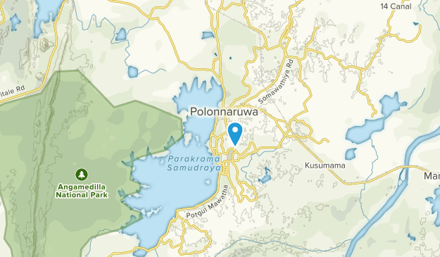 Polonnaruwa, Pŏḷŏnnaruva Map