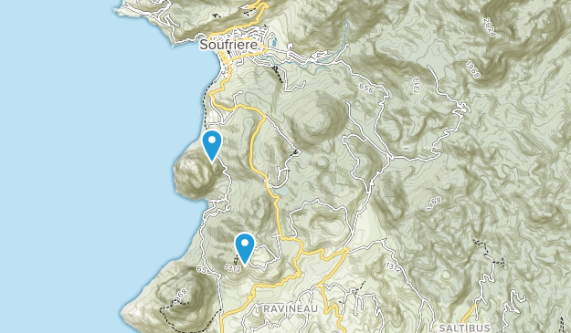 Soufriere, Soufrière Map
