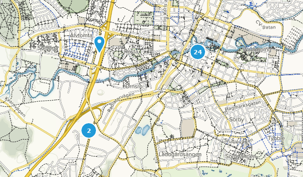 Örebro, Närke Map