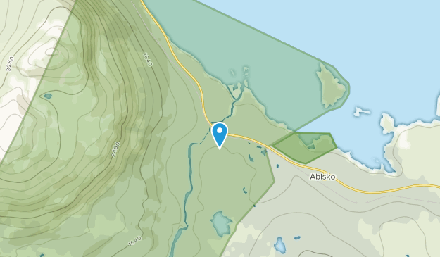Abisko, Norrbotten Map