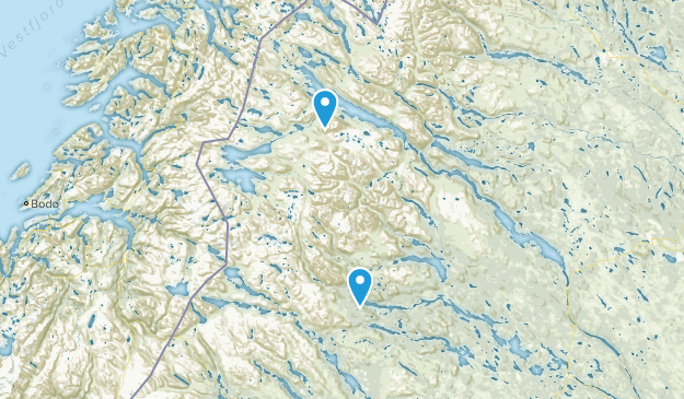 Kvikkjokk, Norrbotten Map