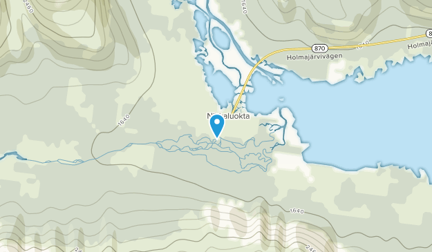 Nikkaluokta, Norrbotten Map