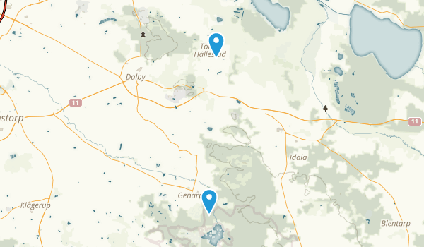 Hällestad, Skåne Map