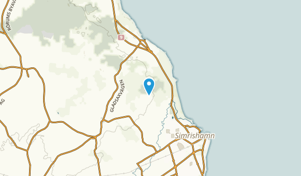 Simrishamn, Skåne län Map