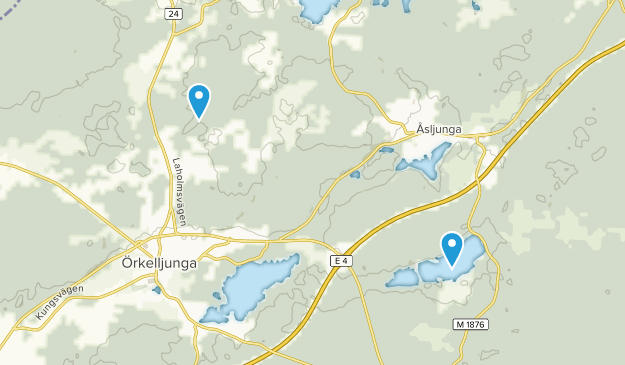 Örkelljunga, Skåne Map