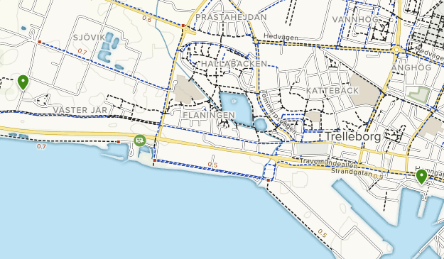 Trelleborg, Skåne Map