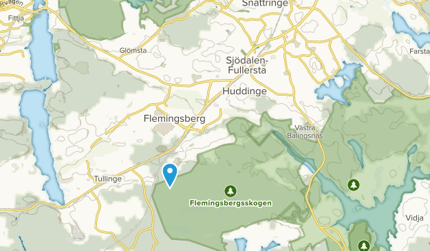 Huddinge Municipality, Södermanland Map