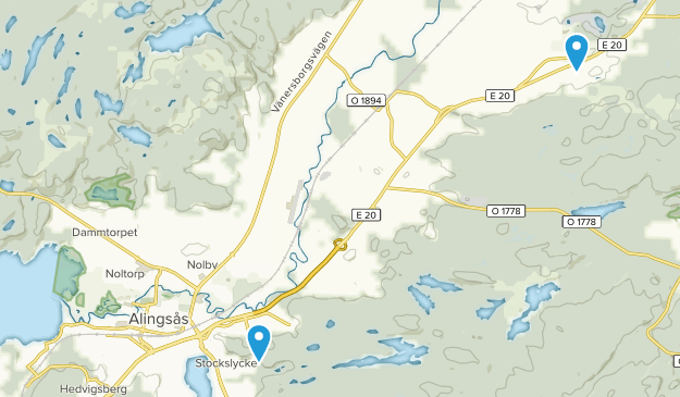 Alingsås, Västra Götaland Map