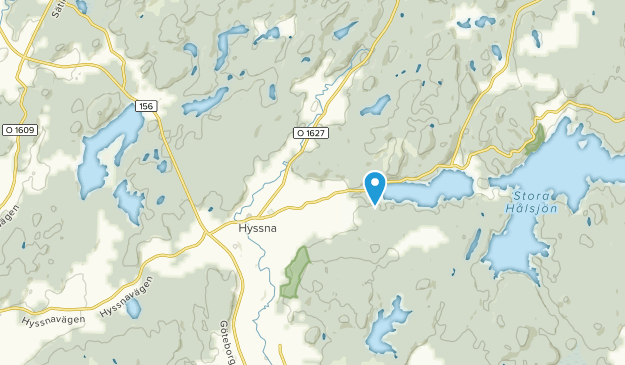 Hyssna, Västra Götaland Map