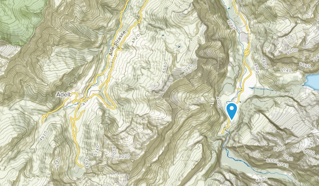 Adelboden, Bern Map