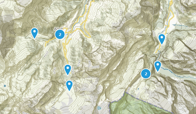 Adelboden, Bern Map