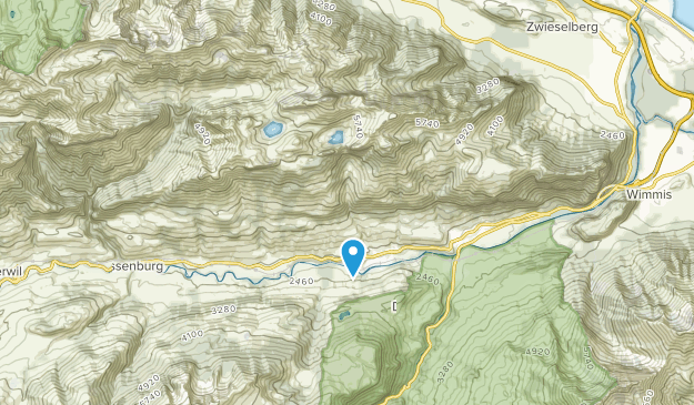 Erlenbach im Simmental, Bern Map