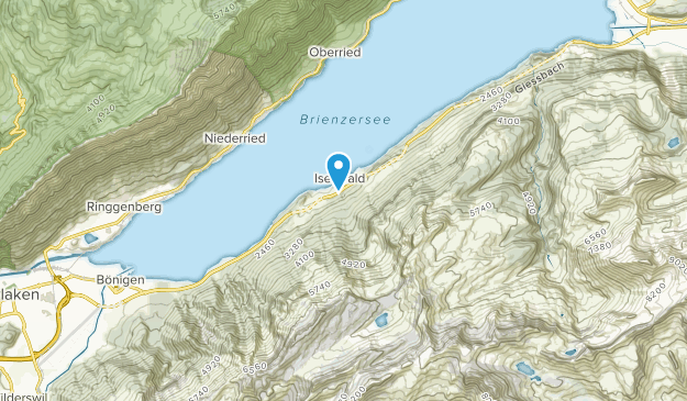 Iseltwald, Bern Map