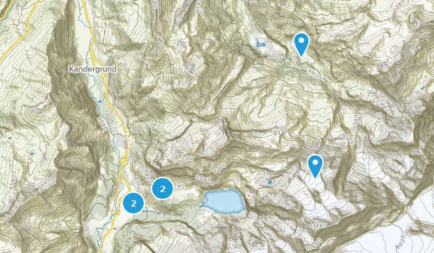 Kandersteg, Bern Map