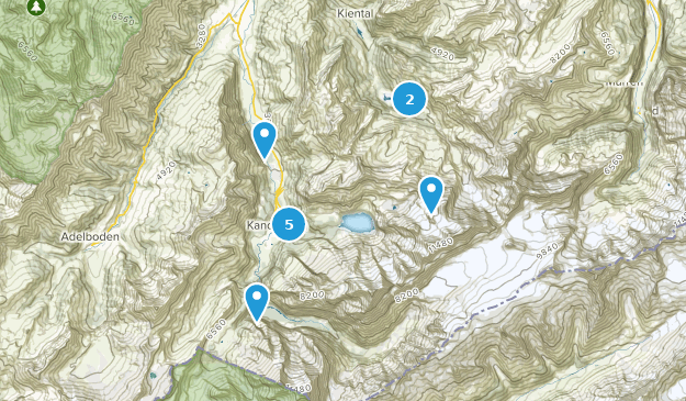Kandersteg, Bern Map