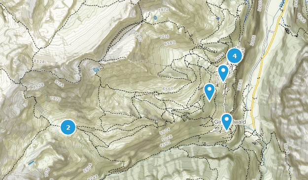 Mürren, Bern Map