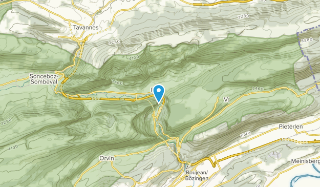 Péry, Bern Map