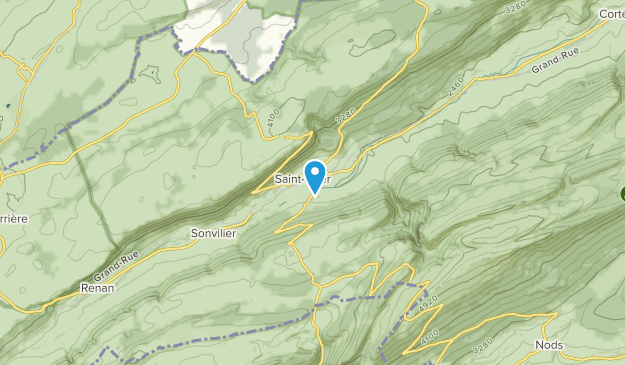 St-Imier, Bern Map