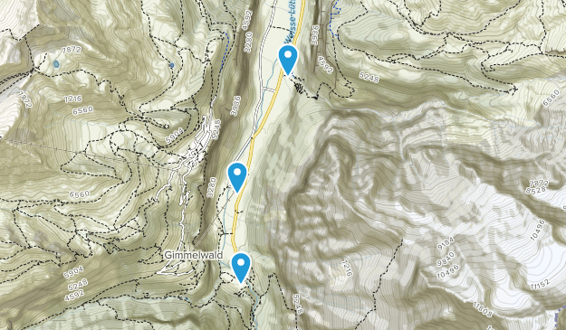 Stechelberg, Bern Map
