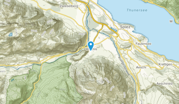 Wimmis, Bern Map