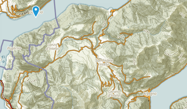 Valsolda, Como Map