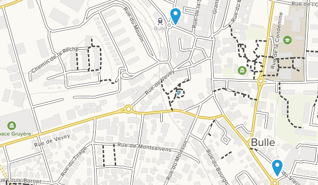 Bulle, Fribourg Map
