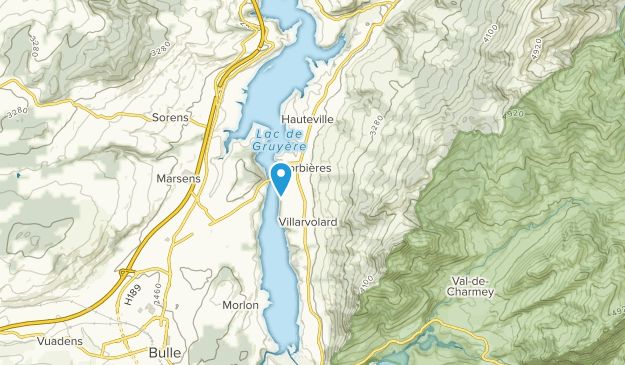 Corbières, Fribourg Map