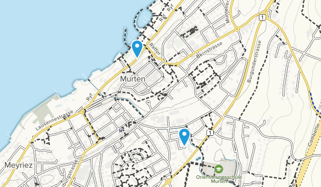 Murten, Fribourg Map