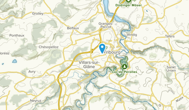 Villars-sur-Glâne, Fribourg Map