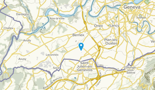 Bernex, Genève Map