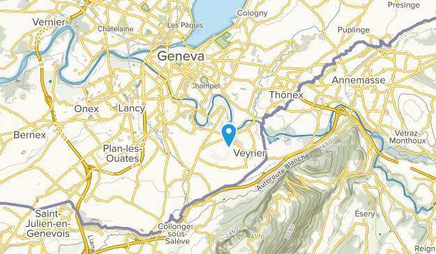 Vessy, Genève Map