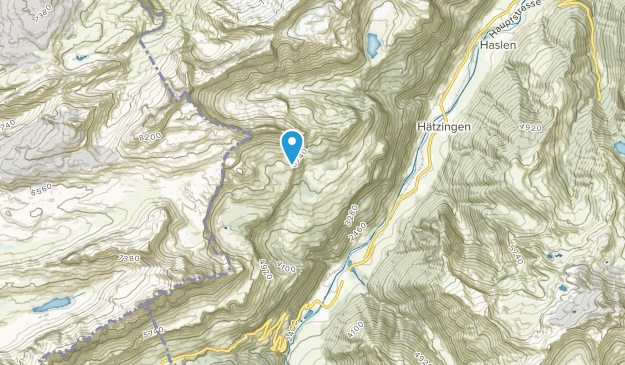 Braunwald, Glarus Map