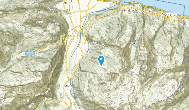 Mollis, Glarus Map