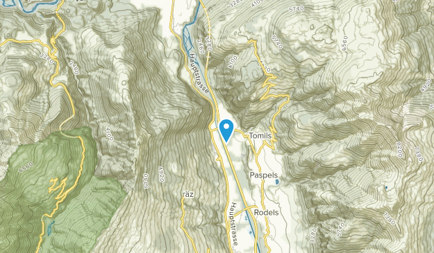 Rothenbrunnen, Graubünden Map
