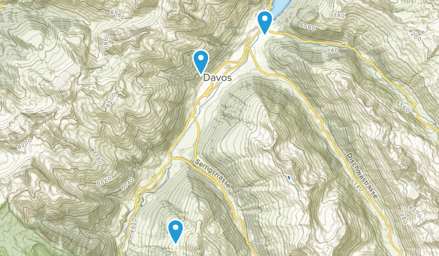 Davos, Grisons Map