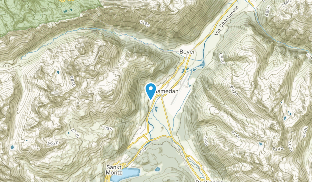 Samedan, Grisons Map