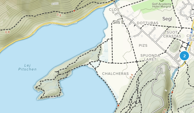 Sils, Grisons Map