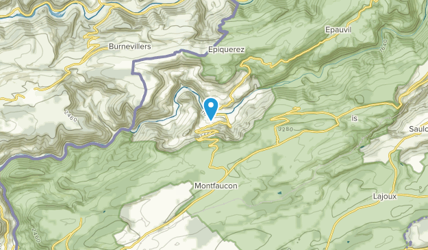 Soubey, Jura Map