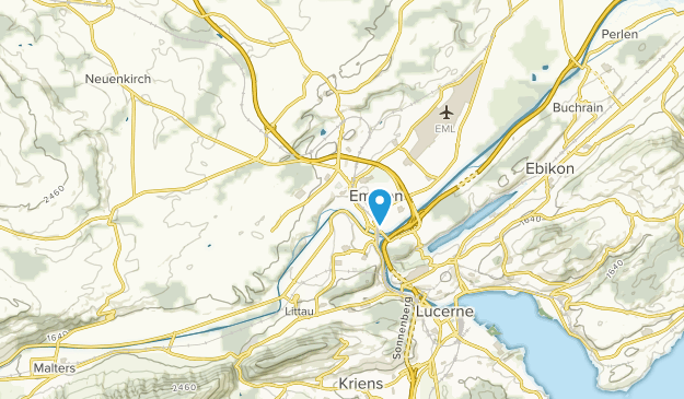 Emmenbrücke, Lucerne Map