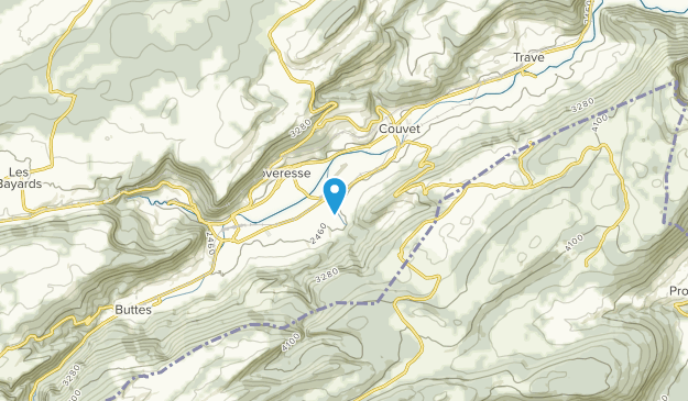 Môtiers, Neuchâtel Map