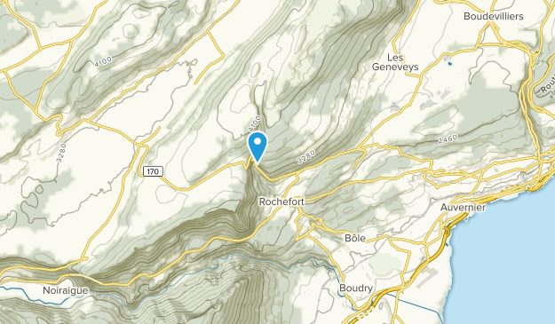Rochefort, Neuchâtel Map