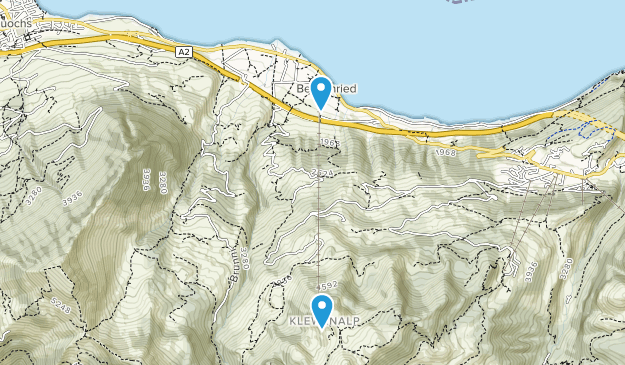 Beckenried, Nidwald Map