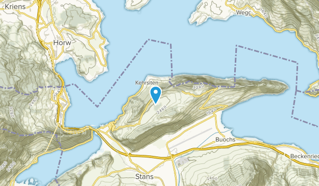 Obbürgen, Nidwalden Map