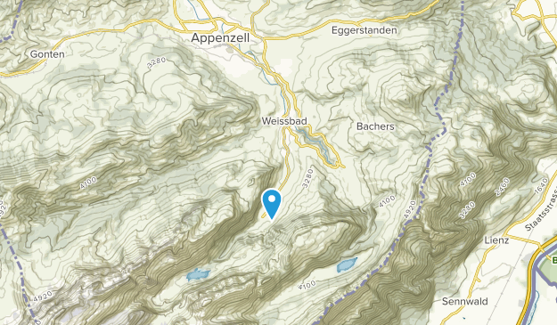Weissbad, Outer Rhodes Map