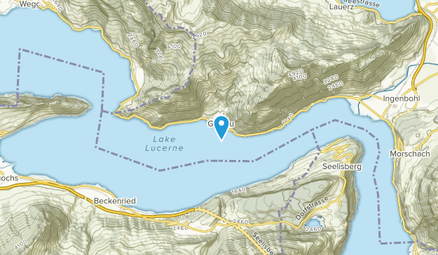 Gersau, Schwyz Map